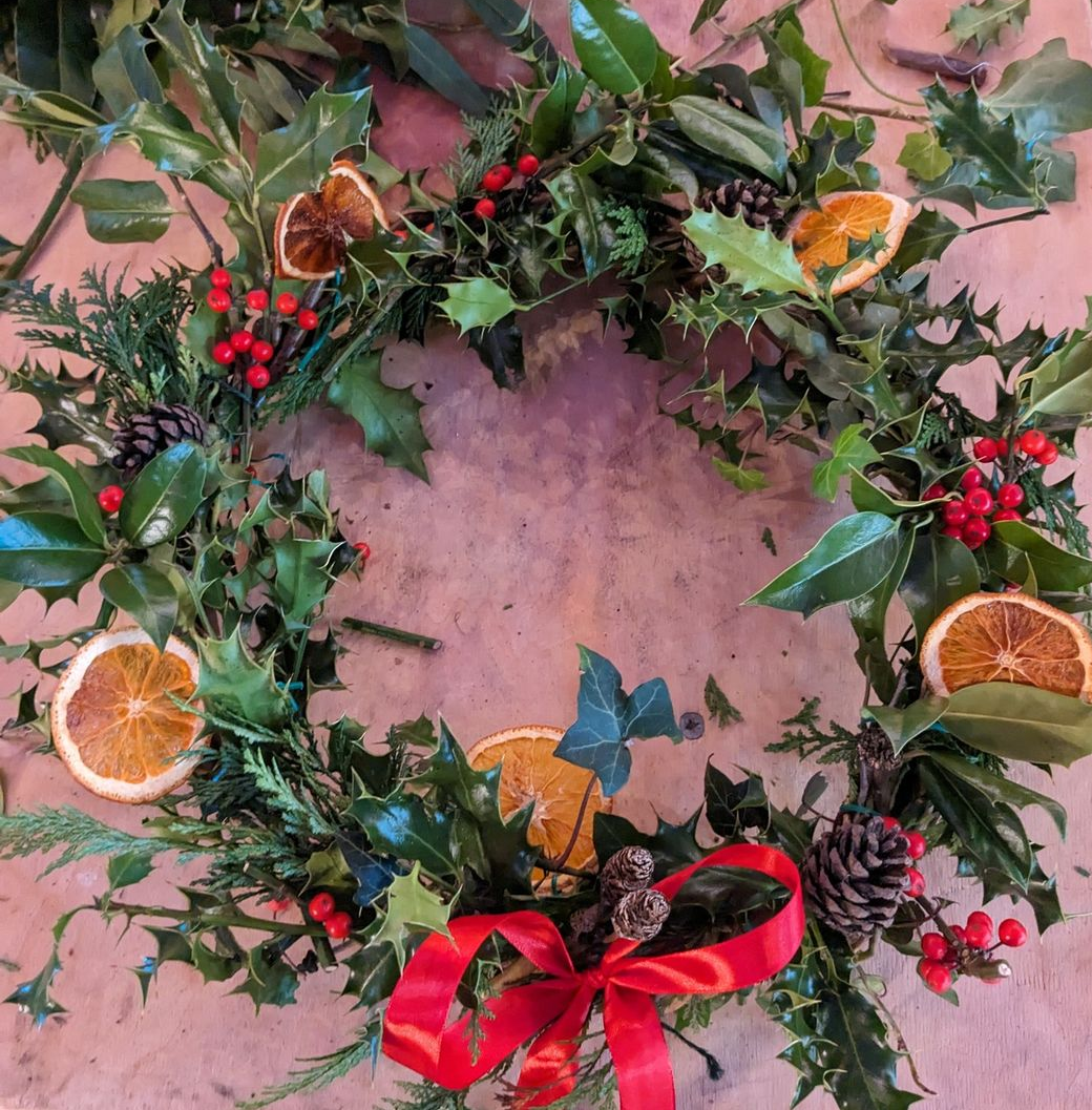 Christmas Wreath Workshop: Saturday 29th November (1:30 pm – 4:00 pm)