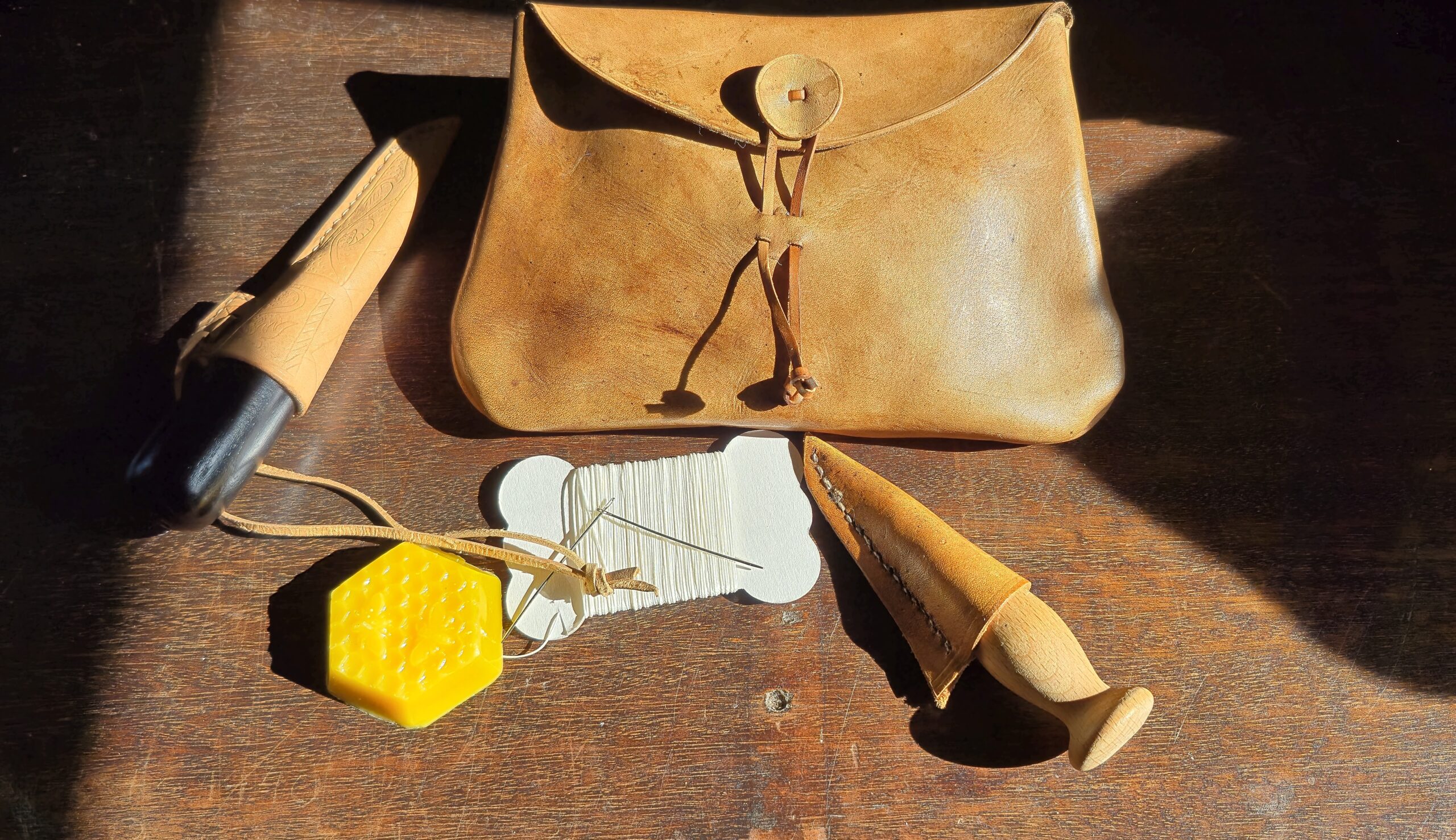 Leather Belt Pouch Workshop: Saturday 5th September